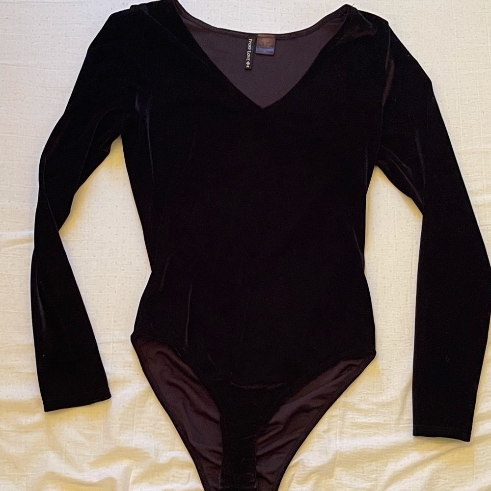 Velvet bodysuit